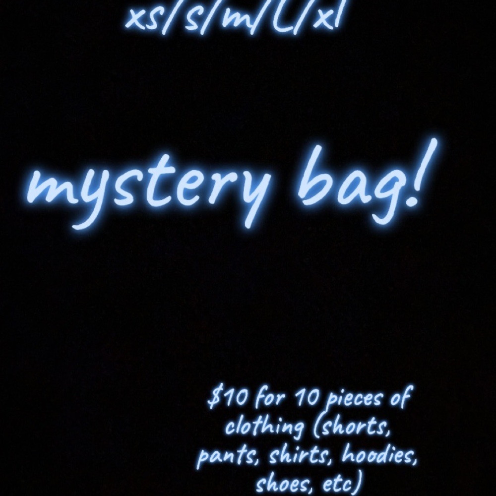 mystery bag! (clothes)